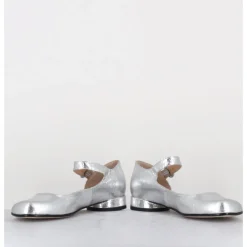 Best GARRICE LAB Babies asymétrique petit talon cuir craquelé - MANI1 CRAK O ARGENT