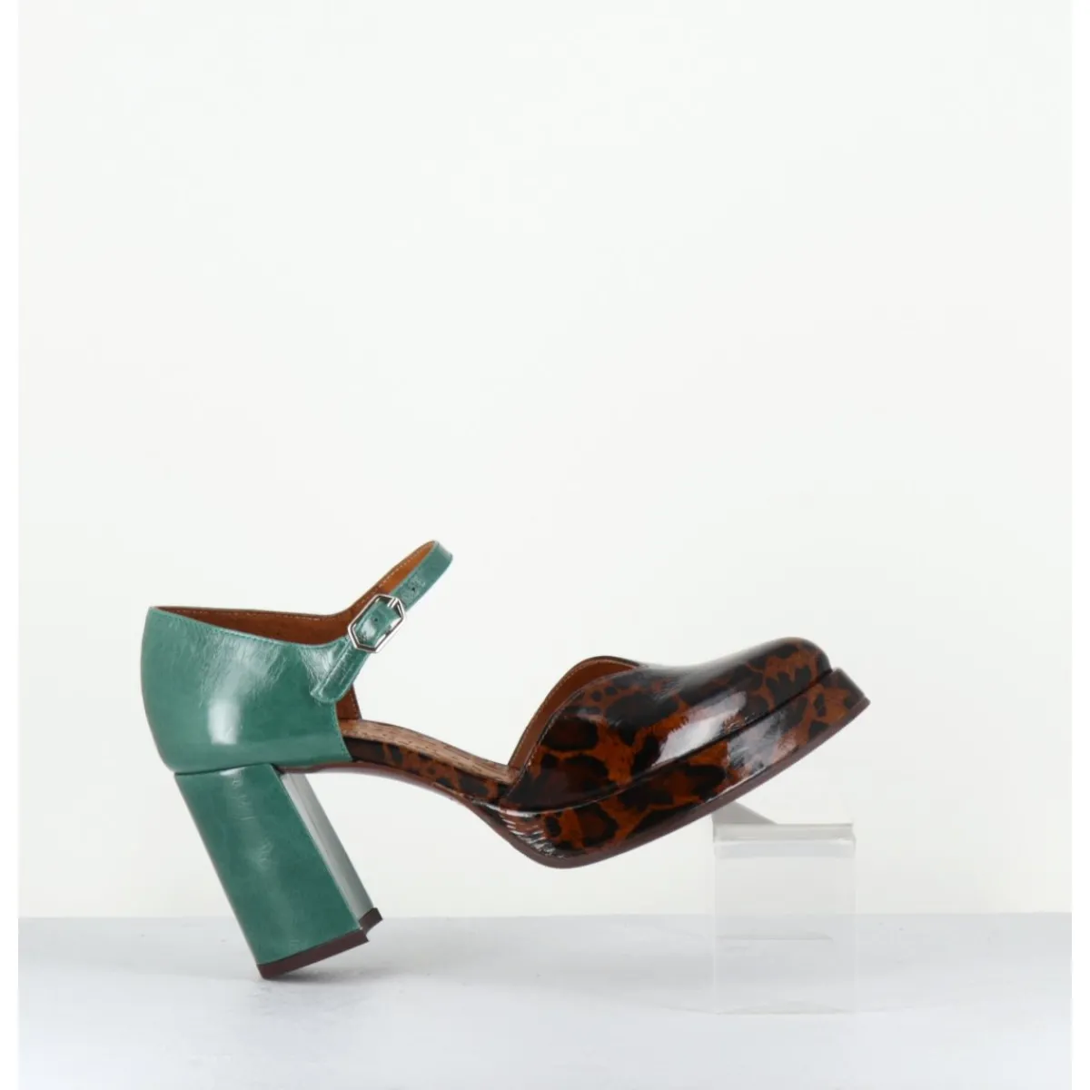 Online CHIE MIHARA Babies bicolore imprimé leopard bout pointu - FASI FIAT CASTANO