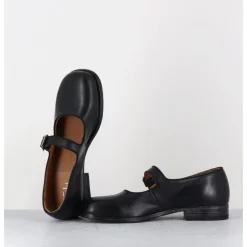 Best MOMA Babies en cuir ligne japonisante - 45403L CRIS NERO NOIR