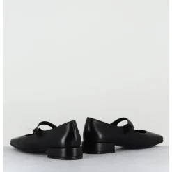 Online TO&CO Babies en cuir souple bout carré - JANE BLACK COWHIDE NOIR