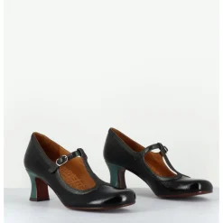 Discount CHIE MIHARA Babies petit talon en cuir effet vernis - MYLKA MASERATI NEGRO NOIR