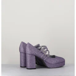 CAREL Babies plateformes glitter - PIGALLE GLITTER VIOLET