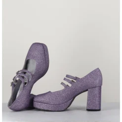 CAREL Babies plateformes glitter - PIGALLE GLITTER VIOLET