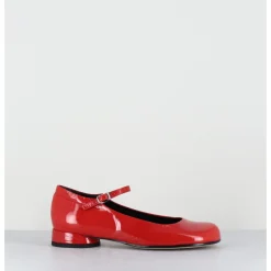 Hot GARRICE LAB Babies 60s petit talon en cuir vernis - LIGAT1 CINDY ROSSO ROUGE