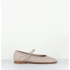 OA NON FASHION Ballerines à bride en cuir souple - ROXY NAPPA BEIGE