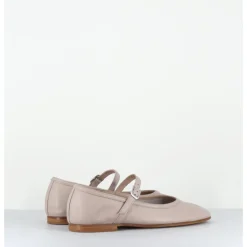 OA NON FASHION Ballerines à bride en cuir souple - ROXY NAPPA BEIGE