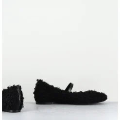 Best ROTTA Ballerines à bride mouton - CHANT ASTRA BLACK NOIR