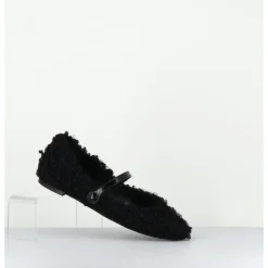 Best ROTTA Ballerines à bride mouton - CHANT ASTRA BLACK NOIR