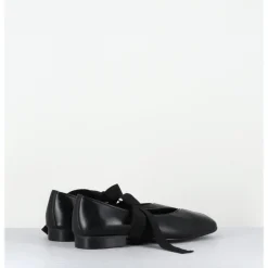 Outlet GARRICE LAB Ballerines 'chausson de danse' en cuir - CHESTER1 NAPPA NERO NOIR
