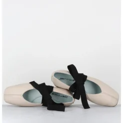 Clearance GARRICE LAB Ballerines 'chausson de danse' en cuir - CHESTER2 NAPPA SABBIA BEIGE