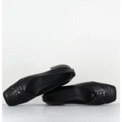 TO&CO Ballerines en cuir petit lacet - FABIENE CORDOBA NERO NOIR