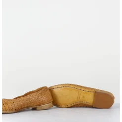 New GARRICE LAB Ballerines en cuir tressé jaune - DOBRA SENAPE MOUTARDE