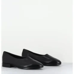 Discount TO&CO Ballerines japonaises en cuir souple - PAMPUM NAPPA BLACK NOIR