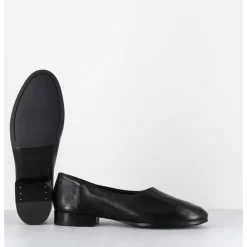 Discount TO&CO Ballerines japonaises en cuir souple - PAMPUM NAPPA BLACK NOIR