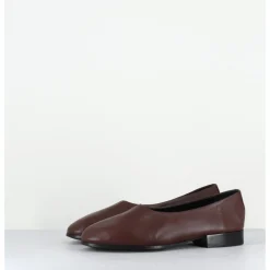 Sale TO&CO Ballerines japonaises en cuir souple - PAMPUM NAPPA SIGARO MARRON