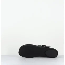 Best GARRICE LAB Ballerines japonisantes à bout rond en cuir - RINA NAPPA NERO NOIR