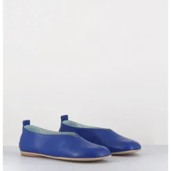 New GARRICE LAB Ballerines minimalistes en cuir souple - LESTER5 CHERIE BLU BLEU