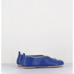 New GARRICE LAB Ballerines minimalistes en cuir souple - LESTER5 CHERIE BLU BLEU