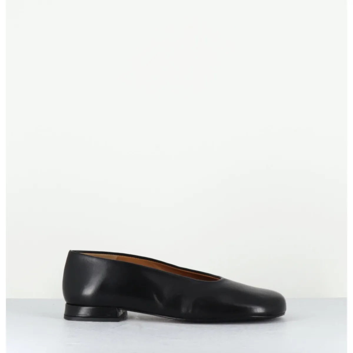 Clearance AUDLEY Ballerines minimalistes en cuir - PAOLA2 BLACK NAPPA NOIR