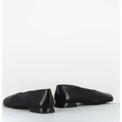 Clearance AUDLEY Ballerines minimalistes en cuir - PAOLA2 BLACK NAPPA NOIR