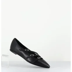 Discount GARRICE LAB Ballerines multi-brides en cuir - LINER BERLINO NERO NOIR