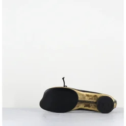 Online MM6 MAISON MARGIELA Ballerines Numeric en cuir glacé marron brossé & or - S59WZ0099 H2582 BRONZE