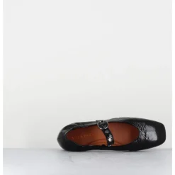 Outlet THEA MIKA Ballerines souples à bride naplak - TM9209T NAPLAK NERO NOIR