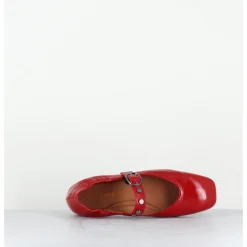 Discount THEA MIKA Ballerines souples à bride naplak - TM9209T NAPLAK ROSSO ROUGE
