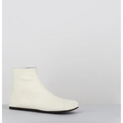 Discount ANTONIO BARBATO Boos plates minimalistes en cuir cassé - AB1655 MADRAS AVORIO BLANC