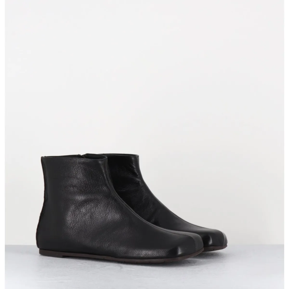 Sale ANTONIO BARBATO Boos plates minimalistes en cuir - AB1655 MADRAS NERO NOIR