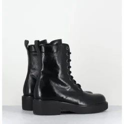 Sale GARRICE LAB Boots à lacets esprit rangers en cuir - VETARE MORODER NERO NOIR