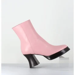 Discount GARRICE LAB Boots à plateforme en cuir talon rétro marron - BLAU NAPPA ROSA ROSE