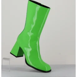 Discount GARRICE LAB Boots à talon 70s en cuir vernis pomme - YA2240 VERDE VERT