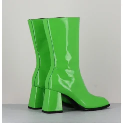Discount GARRICE LAB Boots à talon 70s en cuir vernis pomme - YA2240 VERDE VERT