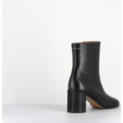 Sale MM6 MAISON MARGIELA Boots anatomiques en cuir - S59WU0235 T8013 NOIR