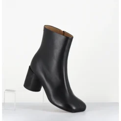 Sale MM6 MAISON MARGIELA Boots anatomiques en cuir - S59WU0235 T8013 NOIR