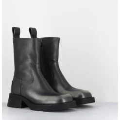 Online E8 BY MIISTA Boots bout carré argent brossé - YOLANDA BRUSH SILVER ANTHRACITE