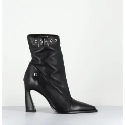 Best GARRICE LAB Boots bout pointu à talon haut en cuir - VENI60 NAPPA NERO NOIR