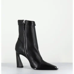 Best GARRICE LAB Boots bout pointu à talon haut en cuir - VENI60 NAPPA NERO NOIR