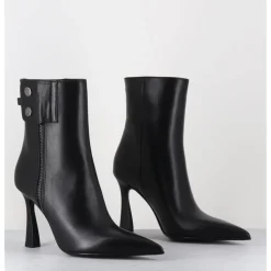 Online PREMIATA Boots bout pointu talon haut en cuir - M6836 GARDA NERO NOIR