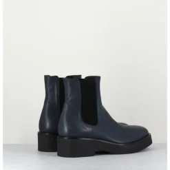 Sale GARRICE LAB Boots chelsea en cuir - PERLA BLU BLEU