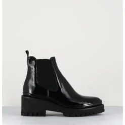 Online GARRICE LAB Boots chelsea en cuir naplak & semelle micro - BRADI NAPLAK NERO NOIR