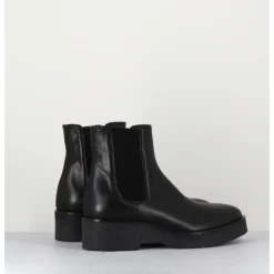 New GARRICE LAB Boots chelsea en cuir naplak - PERLA NERO NOIR