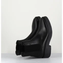 New GARRICE LAB Boots chelsea en cuir naplak - PERLA NERO NOIR