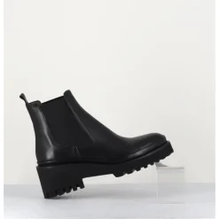 Discount GARRICE LAB Boots chelsea en cuir & semelle micro - BRADI CALF NERO NOIR
