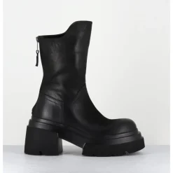 New ELENA IACHI Boots chunky en cuir - E3733 BOSTON NERO NOIR
