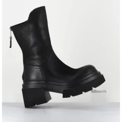New ELENA IACHI Boots chunky en cuir - E3733 BOSTON NERO NOIR