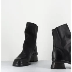 New SHOTO Boots cuir hand washed - 51759 NUBE NERO NOIR