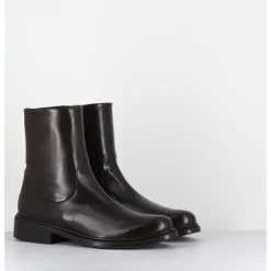 Outlet GARRICE LAB Boots en agneau plongé - TRENTO NAPPA BEAR MARRON