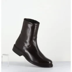 Outlet GARRICE LAB Boots en agneau plongé - TRENTO NAPPA BEAR MARRON